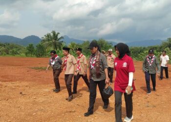 Kak GKR Mangkubumi Pimpin Kunjungan Monitoring 4 Kampung Pramuka di Kwarcab Kabupaten Tasikmalaya
