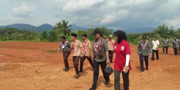 Kak GKR Mangkubumi Pimpin Kunjungan Monitoring 4 Kampung Pramuka di Kwarcab Kabupaten Tasikmalaya