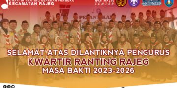 Pengurus Kwarran Rajeg Masa Bakti 2023-2026 Resmi Dilantik