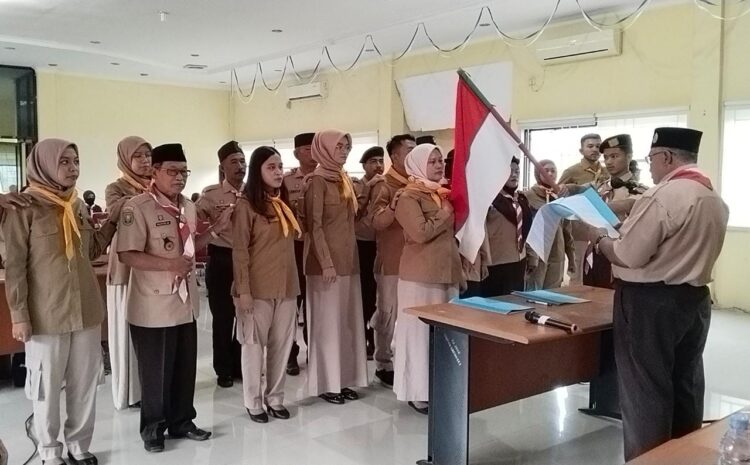 Pengurus Saka POM Tingkat Cabang Masa Bakti 2019-2024 Dilantik, Ini Harapan Ketua Kwarcab Inhu