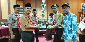 SMA N 3 Merangin Bawa Pulang Piala Bergilir LCTP V Tingkat Penegak Kwarcab Merangin