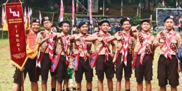 Regu Elang Peserta LT-V 2023 Dari Kwarda Jawa Tengah