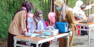 Peran Pramuka SBH Sawangan dalam Kegiatan Sub Pekan Imunisasi Nasional
