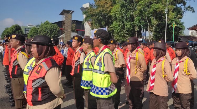 Kwarcab Banyumas Dirikan 13 Posko Aksi Pramuka Peduli Karya Bakti Lebaran 2023