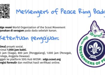 Aktif Karya Bakti dan Peroleh MoP Ring Badge