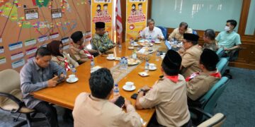 Terima Audiensi, Sekjen Kwarnas Sampaikan Apresiasi Kepada Panitia PWN PTK Tahun 2023