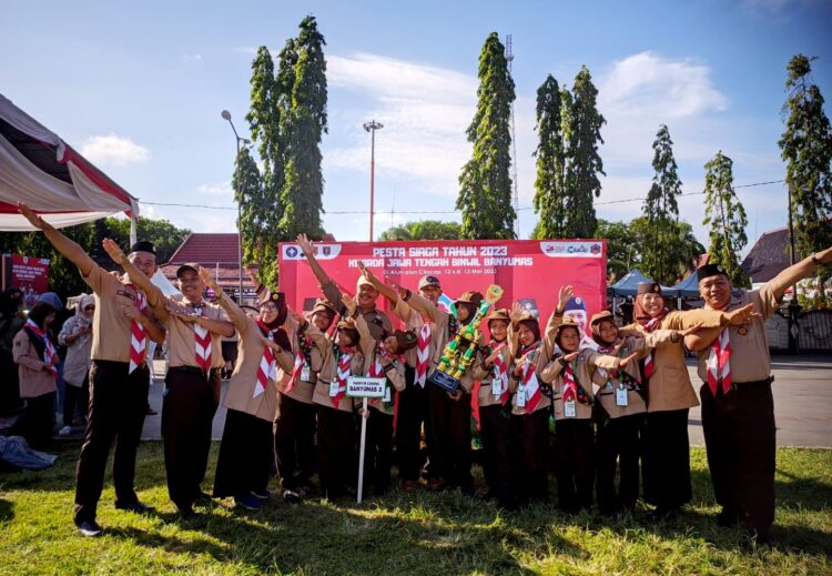 Lima Barung Kwarcab Banyumas Tergiat Dalam Pesta Siaga Binwil Banyumas