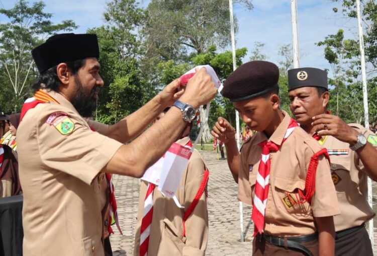 Ketua Kwarda Aceh, Kak Muzakir Manaf Apresiasi Seleruh Peserta LT-IV