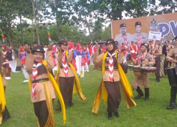 Musik Kentongan UIN SAIZU Purwokerto Ramaikan PWN PTK Gorontalo