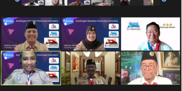 Kwarnas Gelar Pemusatan Latihan Virtual Jambore Duni
