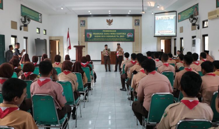Kodim 0816 Adakan Pembinaan Saka Wira Kartika se-Kwarcab Sidoarjo