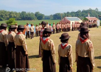 Bangkitkan Semangat Pramuka, MI Sibyanul Hilal Plana Gelar Perjumsa