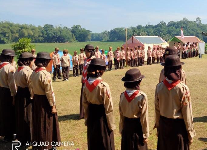 Bangkitkan Semangat Pramuka, MI Sibyanul Hilal Plana Gelar Perjumsa