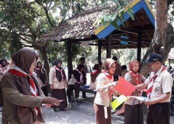 Wujudkan Pembina yang Kreatif dan Inovatif, Kwarran Jabon adakan Karang Pamitran