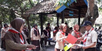 Wujudkan Pembina yang Kreatif dan Inovatif, Kwarran Jabon adakan Karang Pamitran
