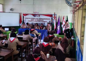 Kwarran Gambir Selenggarakan Kursus Orientasi Kepramukaan bagi Ka Mabigus