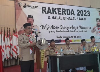 Diawali dengan Halal Bil Halal, Rakerda 2023 Kwarda Lampung Digelar Hari Ini