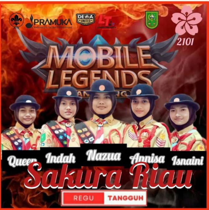 Regu Sakura Peserta LT-V Tahun 2023 Dari Kwarda Riau