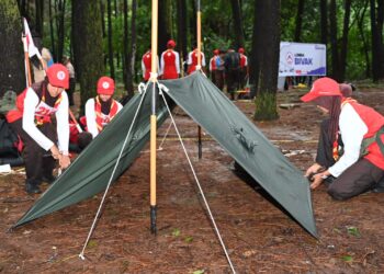 Kisah Seorang Bidamping, Ternyata Tidur Ditenda Itu Menyenangkan