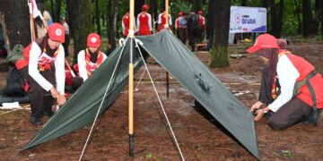 Kisah Seorang Bidamping, Ternyata Tidur Ditenda Itu Menyenangkan