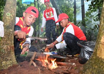 Lomba Masak Rimba dan Bivak Digelar Dilokasi Yang Sama