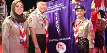 Regu Flaminggo (Putra) dan Regu Kamboja (Putri) Terbaik di LT-V Tahun 2023