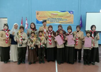 Kwarran Somagede Gelar Lomba Pramuka Garuda Berprestasi Tahun 2023