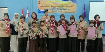 Kwarran Somagede Gelar Lomba Pramuka Garuda Berprestasi Tahun 2023