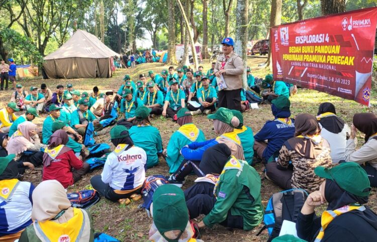 Peserta KPN Terpicu Agar Berkeasi Dalam Materi Membina Pesdik Pramuka