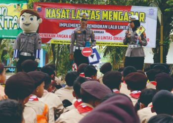 Satlantas Polres Purbalingga Selenggarakan “Kasat Lantas Mengajar” di Jambore Cabang SD/MI Kwarcab Purbalingga