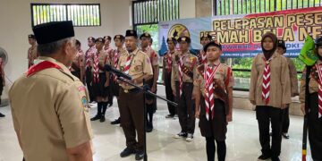 Kwarda DKI Lepas Kontingen Jakarta Ikuti Kemah Bela Negara 2023