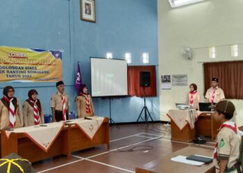 Kwarran Somagede Gelar Lomba Pramuka Garuda Berprestasi Tahun 2023