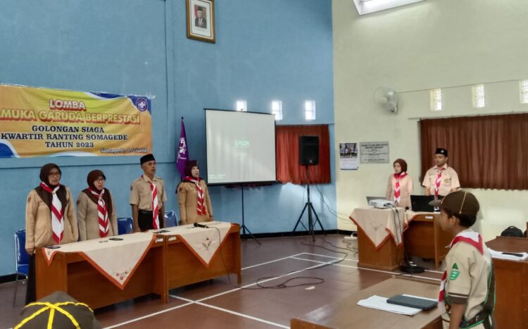 Kwarran Somagede Gelar Lomba Pramuka Garuda Berprestasi Tahun 2023