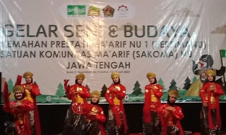 Sakoma NU Banyumas Tampilkan Tari Rumeksa Pada Gelar Seni & Budaya Persimanu Jateng