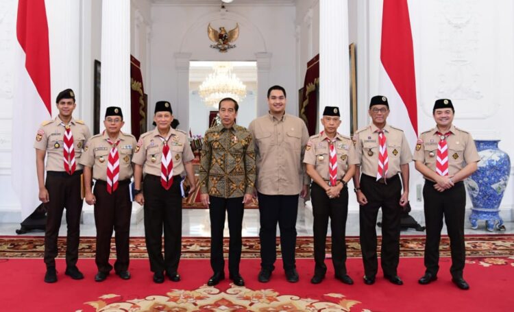 Datang Ke Istana, Ketua Kwarnas Mohon Bapak Presiden Dapat Melepas Kontingen Gerakan Pramuka ke Jambore Dunia