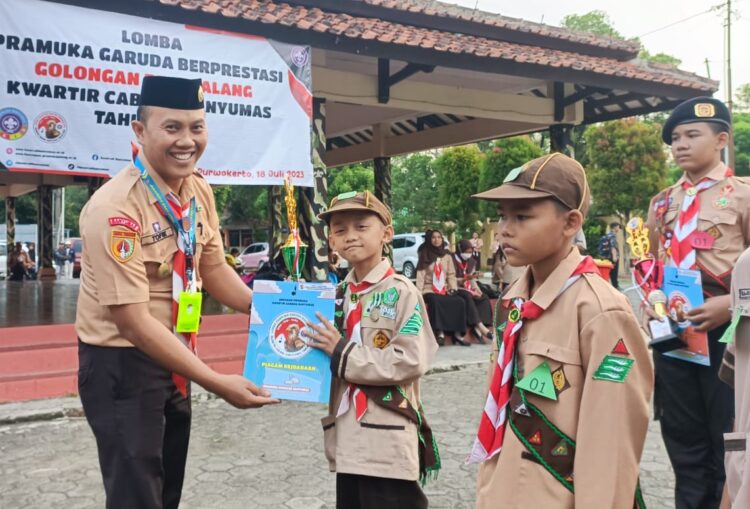 Ini Pramuka Garuda Berprestasi Tahun 2023 Kwarcab Banyumas