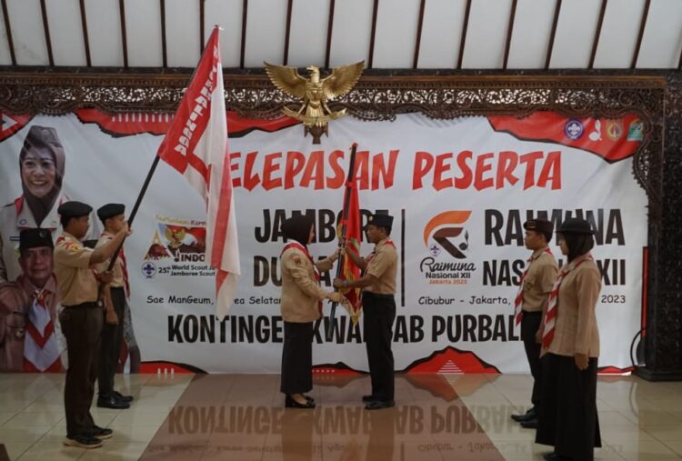 Ka Mabicab Purbalingga Lepas Kontingen Jambore Dunia dan Raimuna Nasional, Ini Pesannya