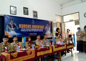 Kwarran Sawangan Gelar Kursus Orientasi Bagi Kamabigus Pangkalan Sekolah Dasar