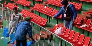 Siaran Pers:  Pramuka Indonesia Bersihkan Stadion Usai Acara