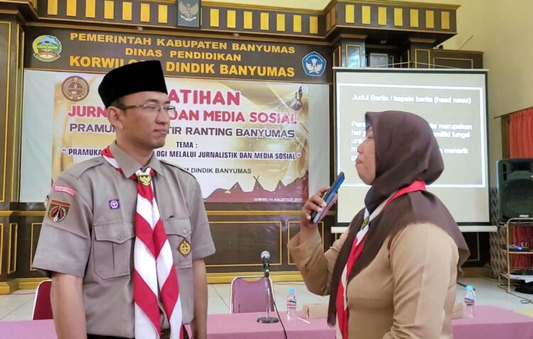 Kwarran Banyumas Menggelar Pelatihan Jurnalistik