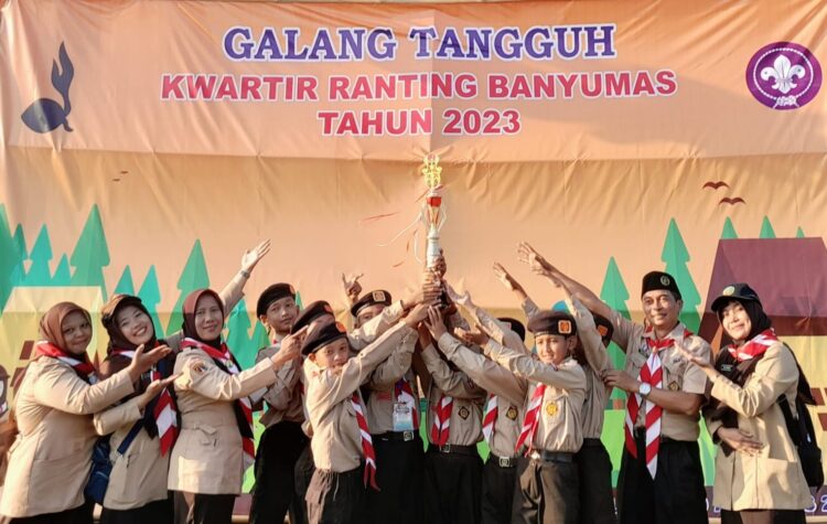 Regu Elang SDN 1 Sudagaran Juara 1 Galang Tangguh Kwarran Banyumas