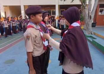 Sambut Hari Pramuka, SD Negeri 3 Kedungwuluh Gelar Perkemahan Jumat Sabtu