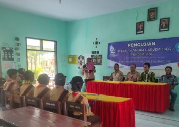 Pengujian Pramuka Garuda Pangkalan SMP Negeri 3 Siliragung Satu Atap