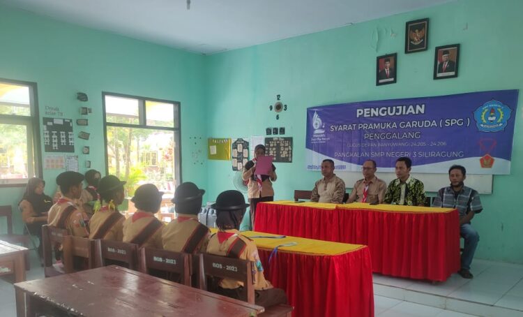 Pengujian Pramuka Garuda Pangkalan SMP Negeri 3 Siliragung Satu Atap