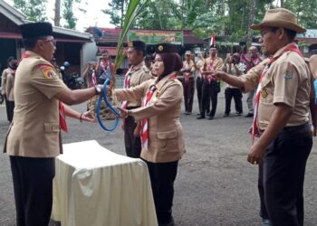 Kwarcab Banyumas Serahkan Estafet Tunas Kelapa Ke Kwarcab Brebes