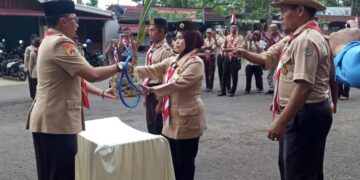 Kwarcab Banyumas Serahkan Estafet Tunas Kelapa Ke Kwarcab Brebes