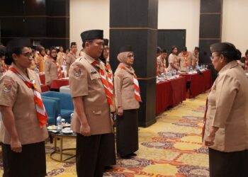 Ketua Kwarda Papua Lantik Ketua Mabisaka POM Sebagai Saka Rintisan