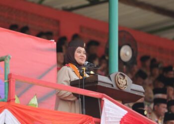 Wagub Lampung Pimpin Langsung Apel Besar Hari Pramuka ke-62