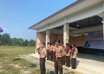Gudep 08-001 dan 08-002 Unri gelar Latihan Pengembangan Teknik Kepramukaan (LPTK) Ruangan Ke XLI