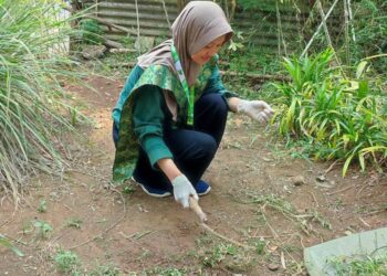 Mengenal Tanaman Herbal, Peserta Pertinas Ikut Serta Penanaman TOGA Bersama Masyarakat